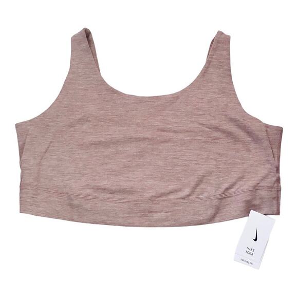 NWT Nike Infinalon Yoga Luxe Crop Top Sports Bra - Size 3X